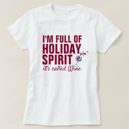 Camiseta ESTOY LLENO DE ESPÍRITU DE VACACIONES que se llama