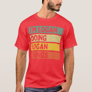 Camiseta Estoy Logan haciendo Loganhings divertido cita per