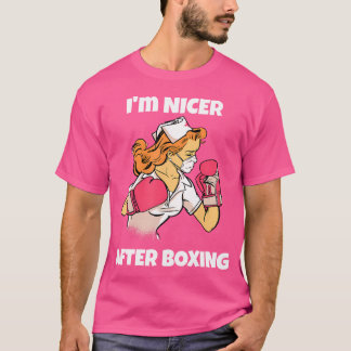 Camiseta Estoy Más Bien Después De Boxing Funny Enfermería 