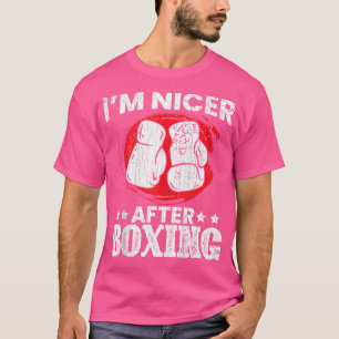 Camiseta Estoy Más Bien Después Del Boxeo Gracioso Kick Box