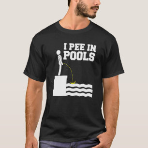 Camiseta Estoy meando en piscinas Premium