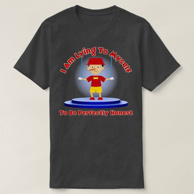 Camiseta Estoy Mintiendo Con Mys (Diseño del anverso)