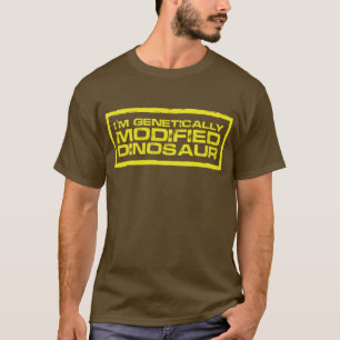 CAMISETA ESTOY MODIFICADO GENÉTICAMENTE DINOSAUR TSHIRT