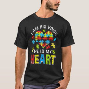 Camiseta Estoy Molesto, Soy Su Voz, Él Es Mi Autismo Corazó