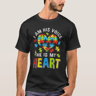 Camiseta Estoy Molesto, Soy Su Voz, Él Es Mi Autismo Corazó