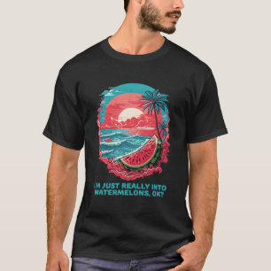 Camiseta Estoy Muy Bien En Las sandías.