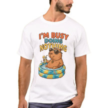 Estoy Ocupado Haciendo Nada Capybara Divertido