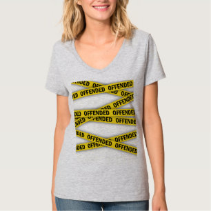 Camiseta Estoy ofendido por la cinta policial que no cruza