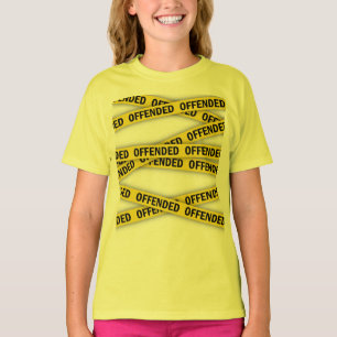 Camiseta Estoy ofendido por la cinta policial que no cruza