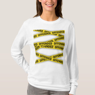 Camiseta Estoy ofendido por la cinta policial que no cruza