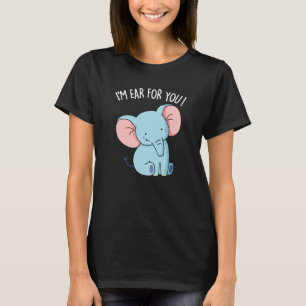 Camiseta Estoy Oído Por Ti El Elefante Divertido Pun Dark B