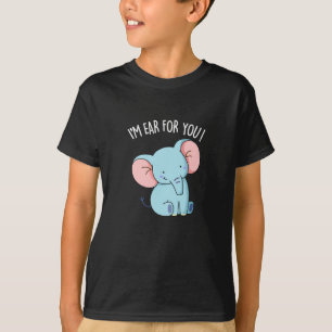 Camiseta Estoy Oído Por Ti El Elefante Divertido Pun Dark B