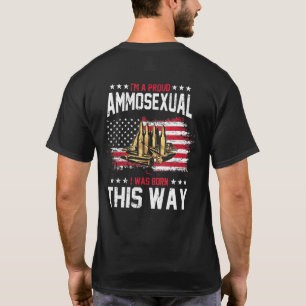 Camiseta Estoy Orgullosa Ammosexual 2ª Enmienda Patriótica