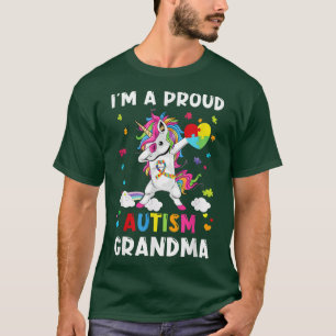 Camiseta Estoy orgullosa de ser abuela que abusó del autism