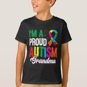 Camiseta Estoy orgullosa de ser autista y la abuela apoya a
