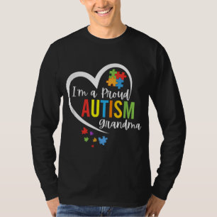 Camiseta Estoy orgullosa de ser una abuela que ama al autis