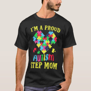 Camiseta Estoy Orgullosa Madrastra Autismo Conciencia del A