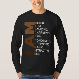 Camiseta Estoy Orgullosa Melanin Queen African Ameri