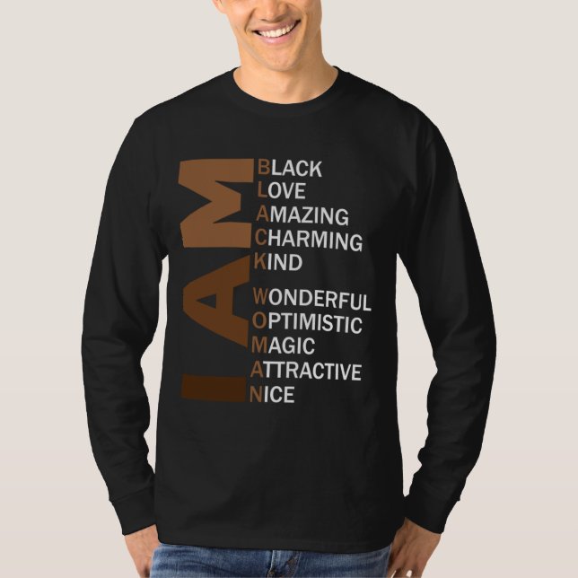 Camiseta Estoy Orgullosa Melanin Queen African Ameri (Anverso)