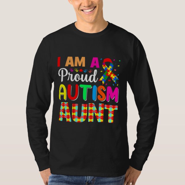 Camiseta Estoy Orgulloso De Autismo Contra El Autismo Y El  (Anverso)