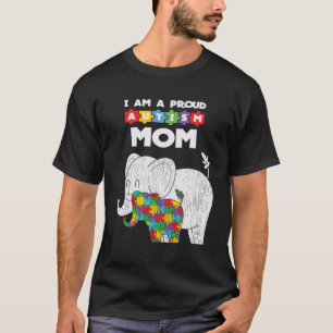 Camiseta Estoy Orgulloso De Autismo Mamá Hijo Autista Famil