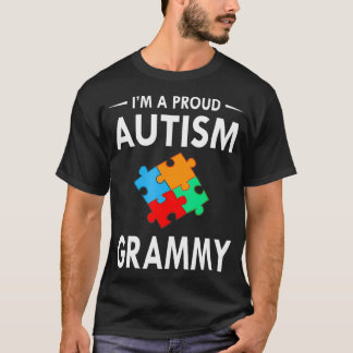 Camiseta Estoy Orgulloso De Autismo Y La Familia De Grammy