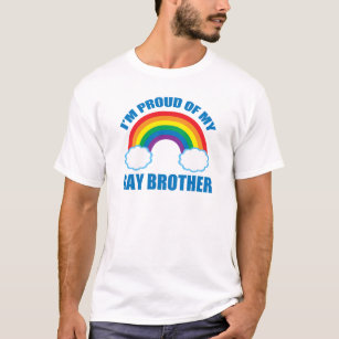 Camiseta Estoy orgulloso de mi hermana LGBT gay