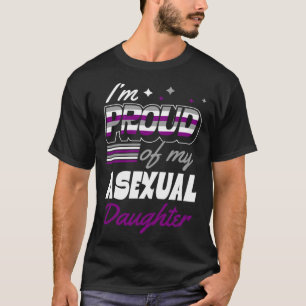 Camiseta Estoy Orgulloso De Mi Hija Asexual Que Apoya A Mam