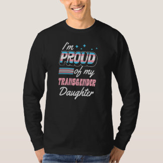 Camiseta Estoy orgulloso de mi hija transgénero Mo