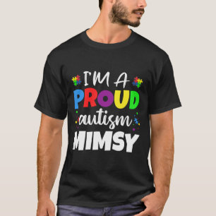 Camiseta Estoy Orgulloso De Mimsy Autism Awareness Heart