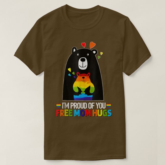Camiseta Estoy Orgulloso De Que Liberen A Mamá Abrazos, Org (Diseño del anverso)