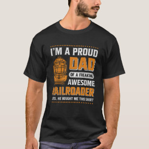 Camiseta Estoy Orgulloso De Que Un Ferroviario Impresionant