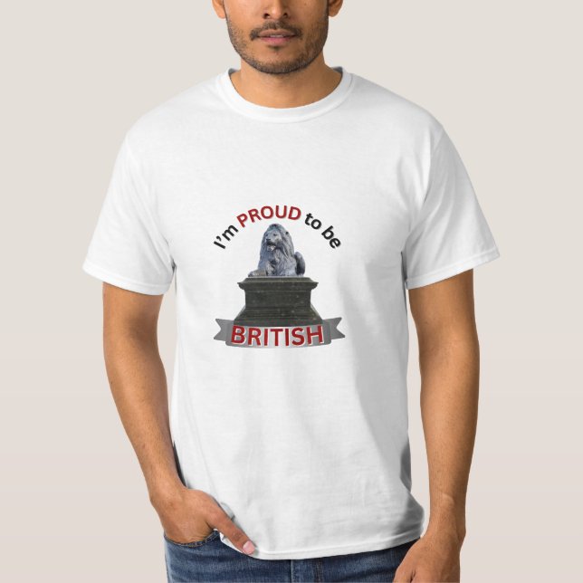 Camiseta Estoy orgulloso de ser británico (Anverso)