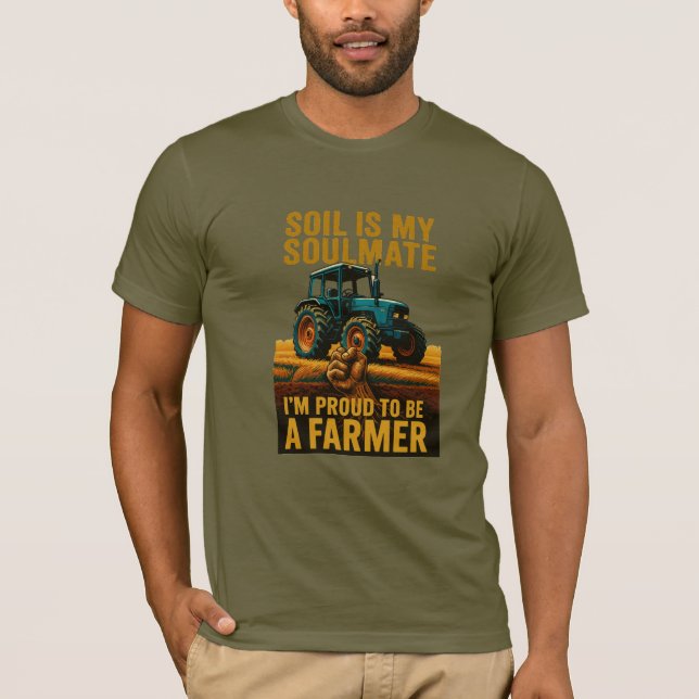 Camiseta Estoy orgulloso de ser granjeros (Anverso)