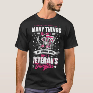 Camiseta Estoy orgulloso de ser la hija de un veterano vete