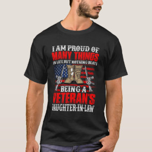 Camiseta Estoy Orgulloso De Ser Una Hija De Un Veterano.