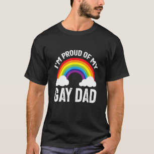 Camiseta Estoy Orgulloso del Día de mi Padre Gay en Mes de