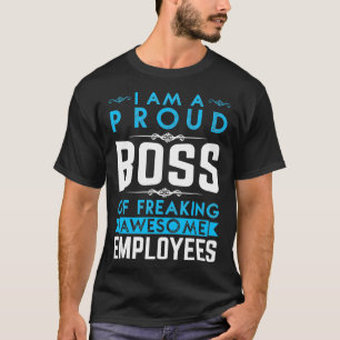 Camiseta Estoy Orgulloso Jefe De Impresionantes Empleados L