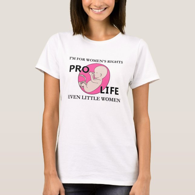 Camiseta Estoy para mujeres de las derechas de las mujeres (Anverso)