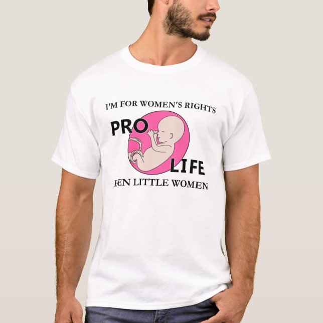 Camiseta Estoy para mujeres de las derechas de las mujeres (Anverso)