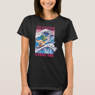 Camiseta Estoy Pasando Un Surf De Pato De Surf En Tiempos D