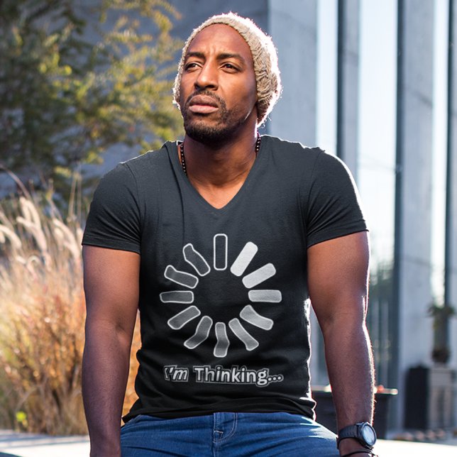 Camiseta "Estoy pensando" en palabras graciosas al estilo d (Subido por el creador)