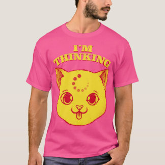Camiseta Estoy pensando en un gato gracioso de Tobe Fonseca