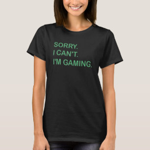 Camiseta Estoy presente para Boys Tee, jugador de videojueg