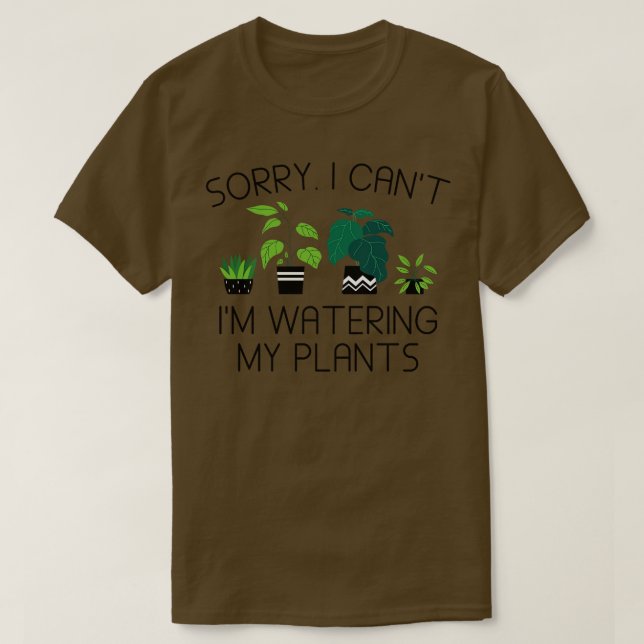Camiseta Estoy Relajando Mis Plantas (Diseño del anverso)