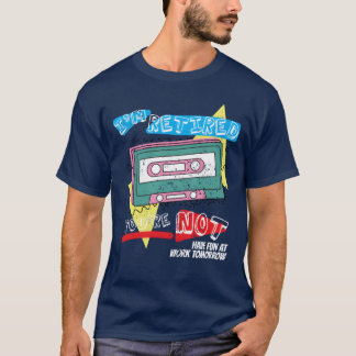 Camiseta Estoy Retirado No Eres Divertido 70s 80s Retro Cas