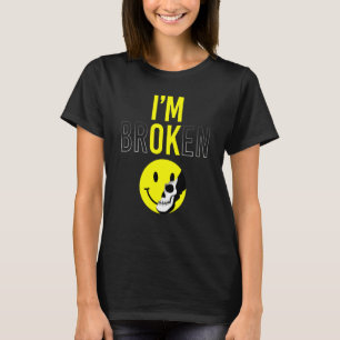 Camiseta Estoy Roto Enfermedad Invisible Sonrisa Confundida