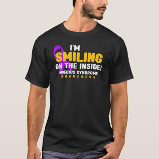 Camiseta estoy sonriendo en el Awarene del síndrome de Moeb