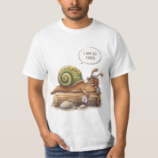Camiseta Estoy Tan Cansado Caracol Divertido