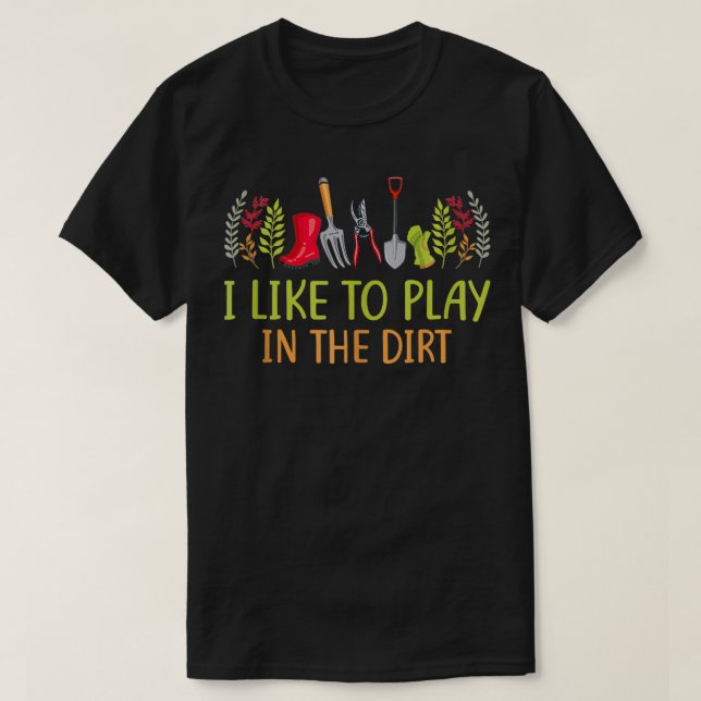 Camiseta Estoy Tan Emocionado Por La Jardinería Que Me Mojé (Diseño del anverso)